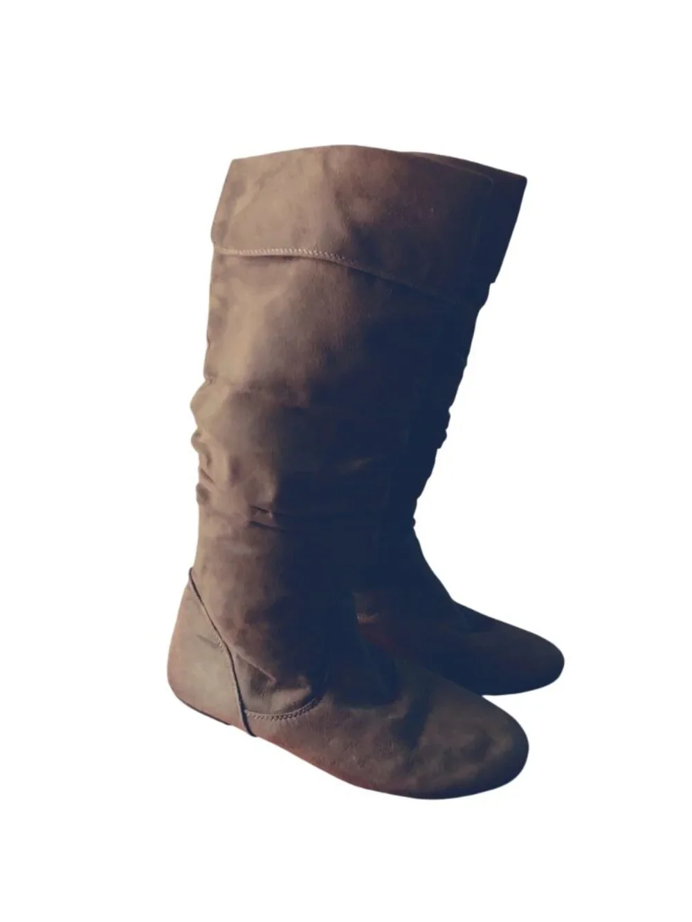 Candies Womens Gray Knee High Boots Size 8.5 Medium